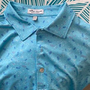 Quail West (Naples) Peter Millar Summer Comfort Golf Shirt (Size L)
